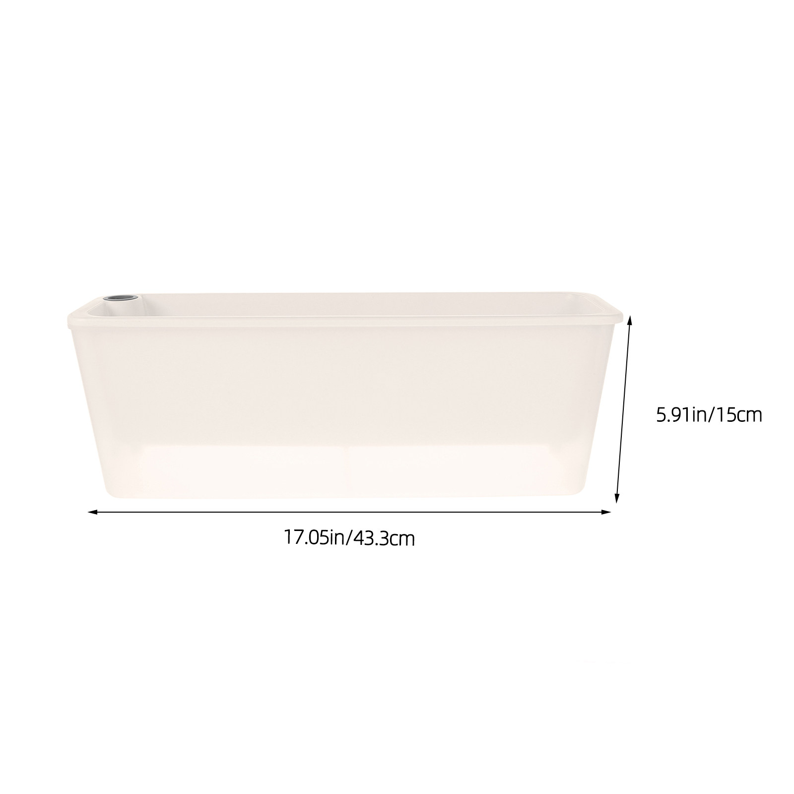 Vaso retangular estreito com s - Self-Watering Planter avaliação e preço